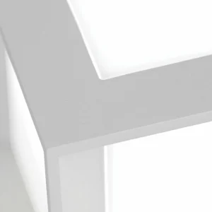 ORION Borne lumineuse Henry, blanc, hauteur 60 cm, alu/inox^ Bornes Éclairage Extérieur