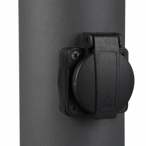 Trio Lighting Borne lumineuse Hoosic avec prises, anthracite^ Bornes Éclairage Extérieur
