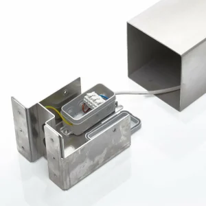LCD Borne lumineuse inox Linus avec verre opale^ Bornes Éclairage Extérieur
