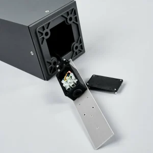 Lucande Borne lumineuse Klemens avec détecteur 65 cm^ Bornes Extérieures Avec Détecteur
