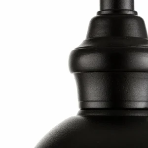 LCD Borne lumineuse Nios en fonte d'aluminium, noir^ Bornes Éclairage Extérieur