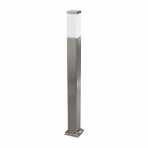 Lindby Borne lumineuse rectangulaire Lorian en inox^ Bornes Éclairage Extérieur