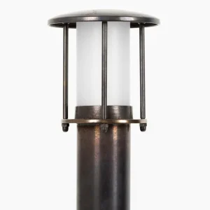 K.S. Verlichting Borne lumineuse Resident 2 en laiton, bronze^ Bornes Éclairage Extérieur