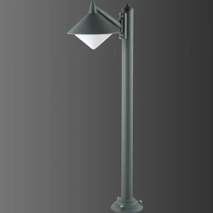 LCD Borne lumineuse robuste Liara résistante à l'eau de mer graphite^ Bornes Éclairage Extérieur
