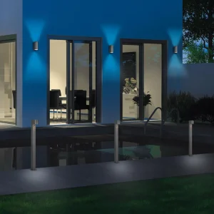 Trio Lighting Borne lumineuse Roya, détecteur, anthracite^ Bornes Extérieures Avec Détecteur