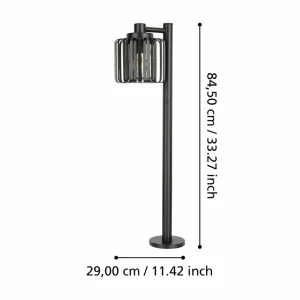 EGLO Borne lumineuse Selinus avec abat-jour suspendu^ Bornes Éclairage Extérieur