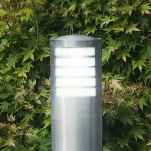 Brilliant Borne lumineuse Todd en inox^ Bornes Éclairage Extérieur
