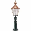 K.S. Verlichting Borne lumineuse traditionnelle Pantar, noir^ Bornes Éclairage Extérieur