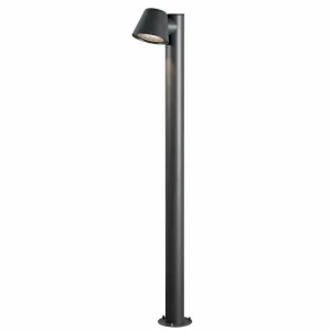 Konstsmide Borne lumineuse Trieste en aluminium, anthracite^ Bornes Éclairage Extérieur