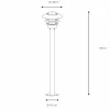 Lucide Borne lumineuse Zico en aluminium, noir^ Bornes Éclairage Extérieur