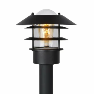 Lucide Borne lumineuse Zico en aluminium, noir^ Bornes Éclairage Extérieur