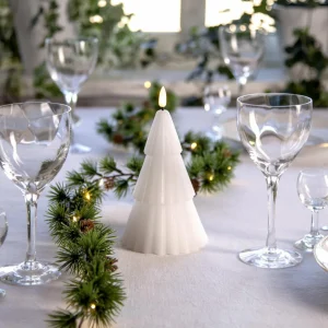 STAR TRADING Bougie LED Flamme Grany, blanc, 18 cm, cire véritable, fonctionne sur piles^ Lumière De Noël