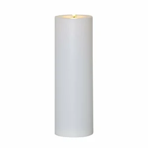 STAR TRADING Bougie LED Flamme Rak 32,5 cm blanc Plastique Fonctionnement sur piles^ Lumière De Noël