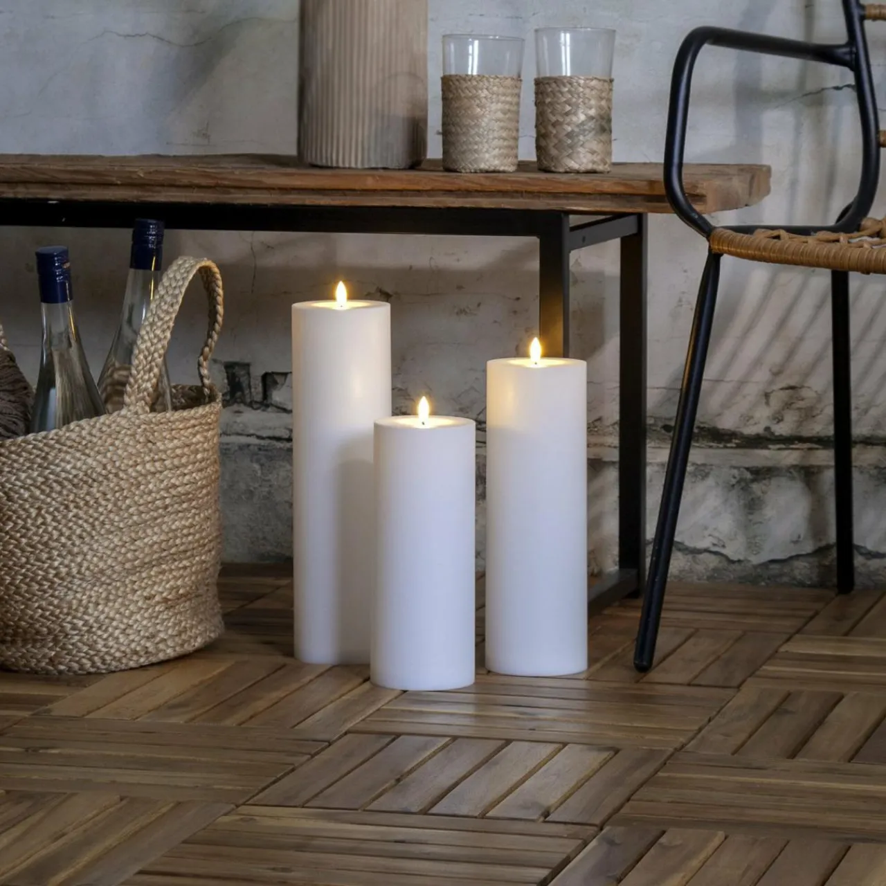 bougie_led_flamme_rak__cm_blanc_plastique_fonctionnement_sur_piles_2.webp STAR TRADING Bougie LED Flamme Rak 32,5 cm blanc Plastique Fonctionnement sur piles^ Lumière De Noël