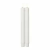 STAR TRADING Bougie LED Flamme Stripe, blanc, 25 cm, pile de cire, set de 2 pièces^ Lumière De Noël