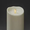 Konstsmide Christmas Bougie LED IP44 blanc crème fondu hauteur 14cm^ Lumière De Noël