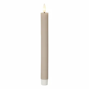 STAR TRADING Bougie LED Ruban LED, beige, 25 cm pile de cire, set de 2 pièces^ Lumière De Noël