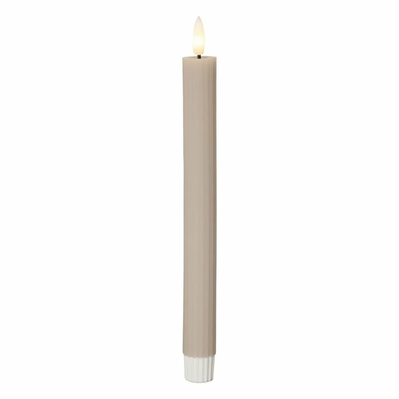 STAR TRADING Bougie LED Ruban LED, beige, 25 cm pile de cire, set de 2 pièces^ Lumière De Noël