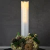 Sirius Bougie LED Sara Calendar, blanc/argent, hauteur 29 cm^ Lumière De Noël