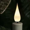Konstsmide Christmas Bougies de Noël LED sans fil blanc, 3D, 12 pièces^ Lumière De Noël