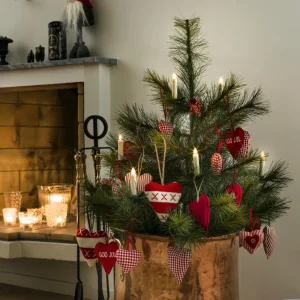 Konstsmide Christmas Bougies de sapin LED à piles blanches 10 pcs^ Lumière De Noël