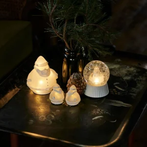 Sirius Boule à neige LED Santa avec effet chute de neige^ Lumière De Noël