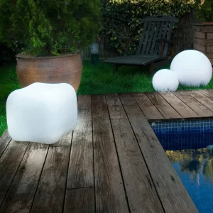 LEDS-C4 Boule lumineuse d'extérieur déco CISNE, Ø 40 cm^ Lampes Décoratives