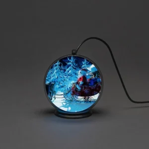 Konstsmide Christmas Boules hologramme 3D, paysage hivernal, 42 LED^ Lumière De Noël