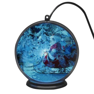 Konstsmide Christmas Boules hologramme 3D, paysage hivernal, 42 LED^ Lumière De Noël