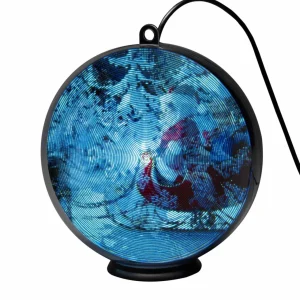 Konstsmide Christmas Boules hologramme 3D, paysage hivernal, 64 LED^ Lumière De Noël