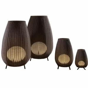 Bover Amphora 01 luminaire de terrasse, brun rotin^ Lampes Décoratives