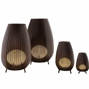 Bover Amphora 03 luminaire de terrasse, brun rotin^ Lampes Décoratives