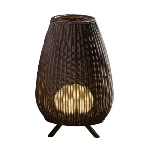 Bover Amphora lampe de terrasse LED, brun rotin^ Lampes Décoratives
