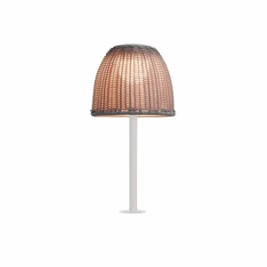 Bover lampe de table LED Atticus, blanc naturel/beige, hauteur 50 cm^ Lampes Décoratives