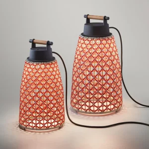 Bover Nans M/41 Lampe de table LED pour l'extérieur, rouge^ Lampes Décoratives