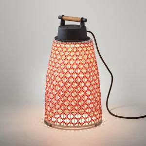 Bover Nans M/49 Lampe de table LED pour l'extérieur, rouge^ Lampes Décoratives
