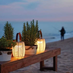Bover Tanit M/29/R lanterne LED avec batterie^ Lampes Décoratives