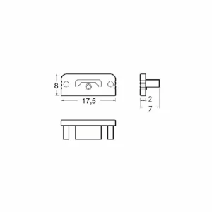 BRUMBERG One Kit d'embouts, plats^ Lampes Décoratives