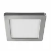 Heitronic Cadre pour panneau LED Selesto, carré, nickel^ Matériel Électrique