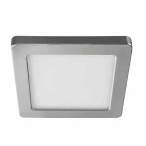 Heitronic Cadre pour panneau LED Selesto, carré, nickel^ Matériel Électrique