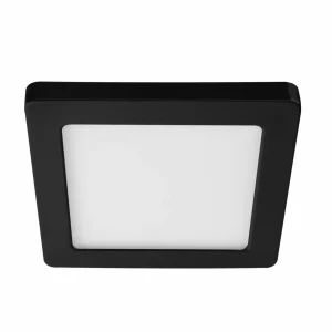 Heitronic Cadre pour panneau LED Selesto, carré, noir^ Matériel Électrique