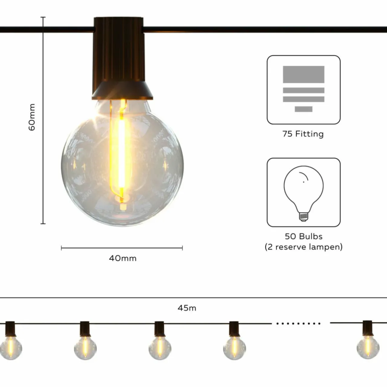 calex_guirlande_lumineuse_de_fte_vibey_outdoor_longueur__m__pcs_1.webp Calex guirlande lumineuse de fête Vibey Outdoor, longueur 45 m, 75 pcs.^ Lampes Décoratives