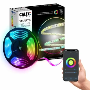 Calex Smart LED Striplight RGBW, 5m, télécommande^ Lampes Décoratives