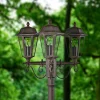 Lindby Candélabre élégant Lamina à 3 lampes^ Lampadaires D'Extérieur