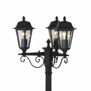 Lindby Candélabre élégant Lamina à 3 lampes^ Lampadaires D'Extérieur