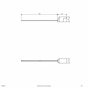 EVN Câble de raccordement pour série Bordo, long 15 cm^ Matériel Électrique