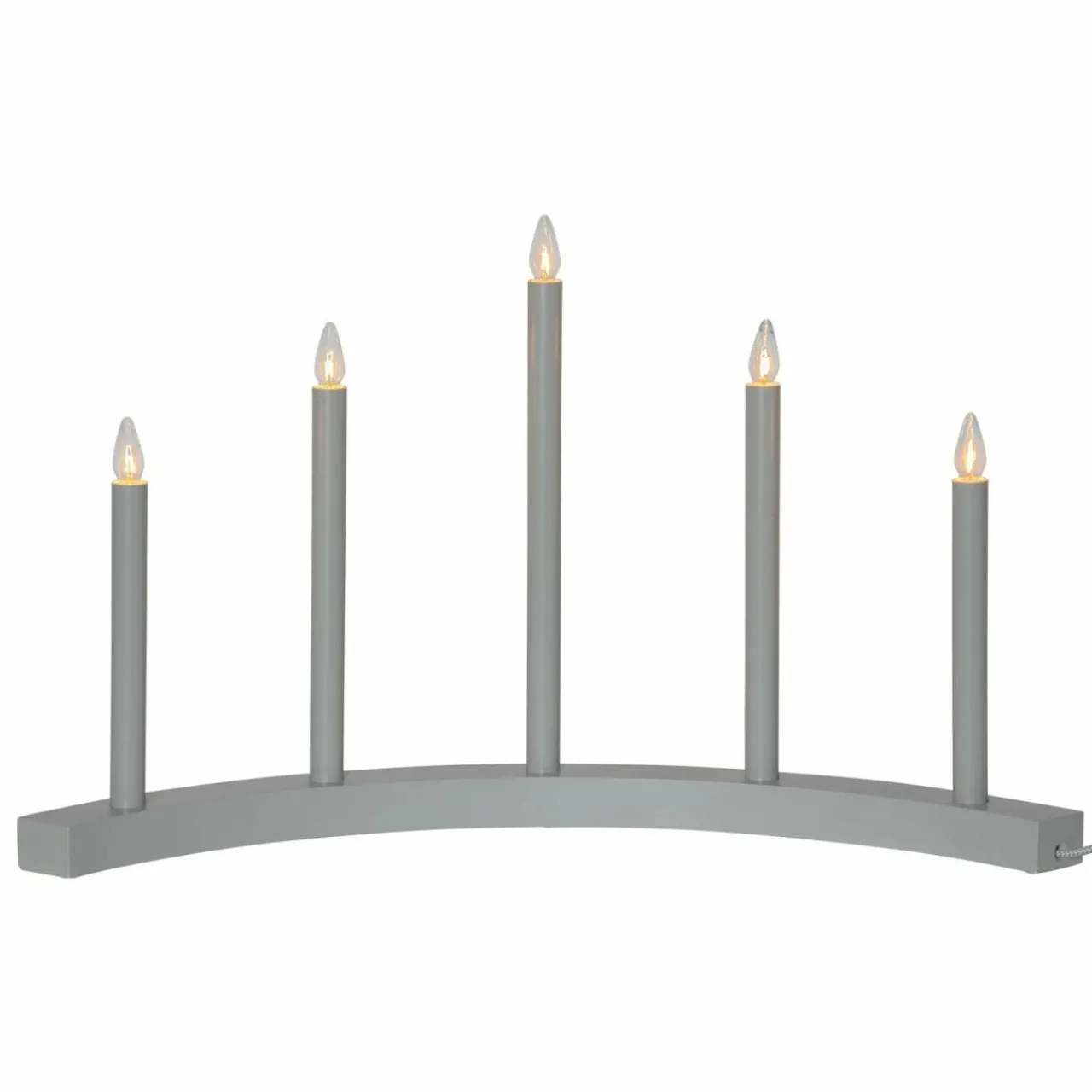 chandelier_accent__neuf_lampes_gris_clair_1.webp STAR TRADING Chandelier Accent à neuf lampes, gris clair^ Lumière De Noël