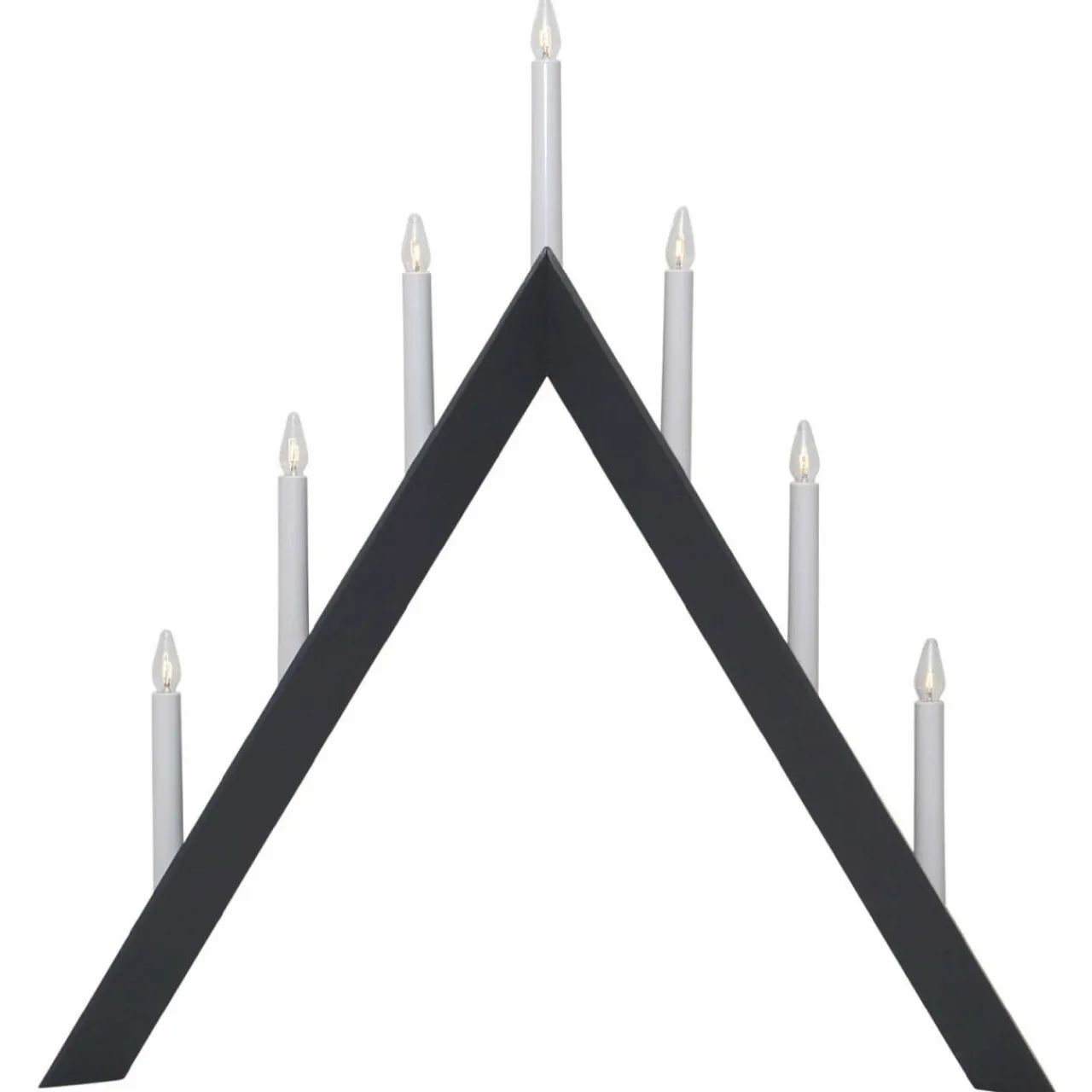 chandelier_arrow_pointe_lampes_blanc_3.webp STAR TRADING Chandelier Arrow, pointe, 7 lampes, blanc^ Lumière De Noël