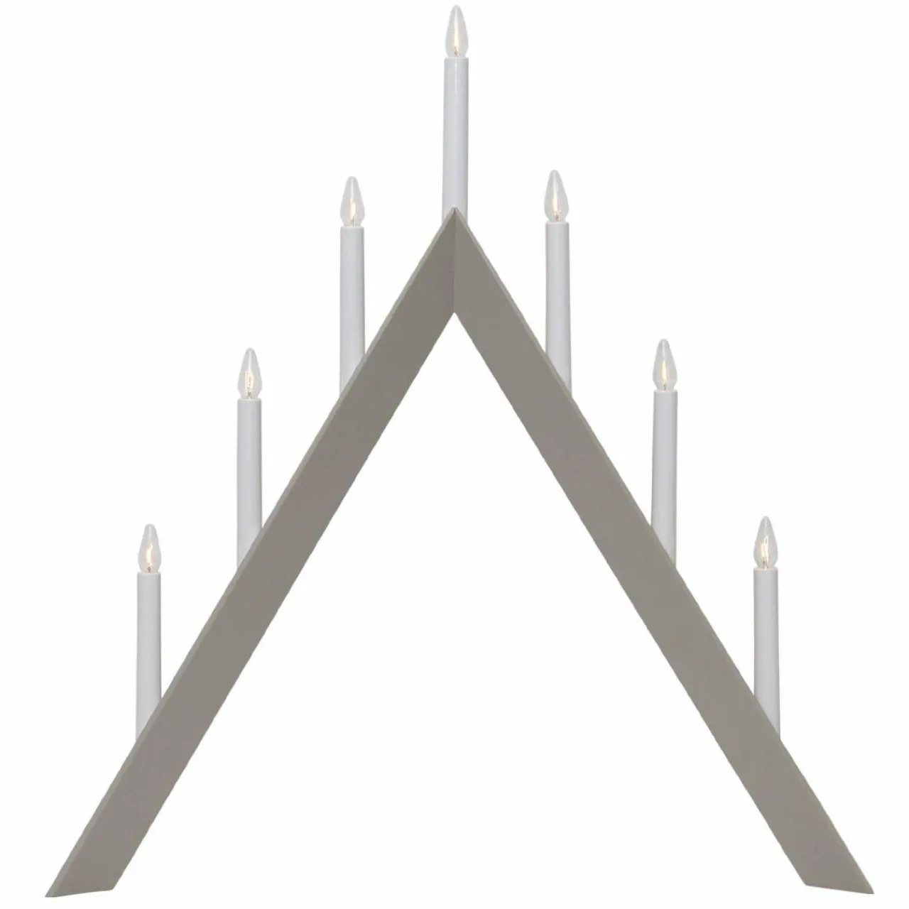 chandelier_arrow_pointe_lampes_blanc_4.webp STAR TRADING Chandelier Arrow, pointe, 7 lampes, blanc^ Lumière De Noël