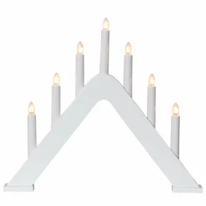 STAR TRADING Chandelier au design moderne Jarve blanc^ Lumière De Noël